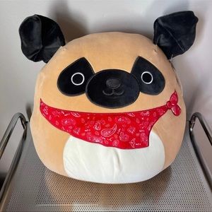 Squishmallows Prince the Pug 16" Stuffed Plush